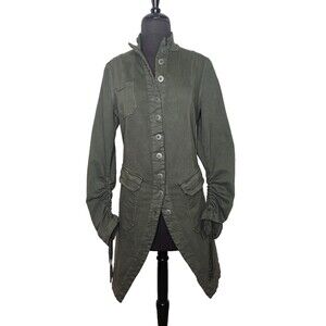 PAL OFFNER Penguin Jacket 2 Small Unisex Military Green Steampunk Avant Garde